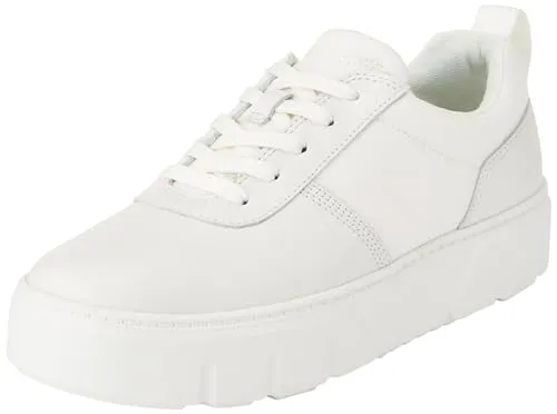 Timberland Low LACE UP Sneaker - Laurel Court White Full Grain - Herren-Sneaker aus hochwertigem Vollnarbenleder, bequem und stylisch für den täglichen Gebrauch.