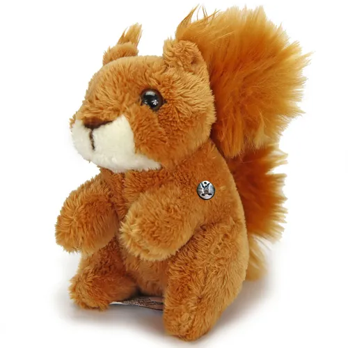 Eichhörnchen Plüschtier Kuscheltier sitzend Plüscheichhörnchen AIG