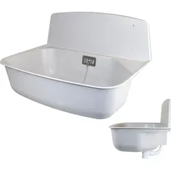 Kunststoff-Universal-Ausgussbecken `Basic` granitfarben