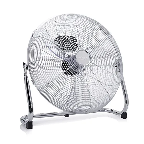 Tristar VE-5885 Bodenventilator – 50 cm aus Metall - Effizienter Ventilator mit 3 Geschwindigkeitsstufen und 10644 m³/h Luftstrom, ideal für kühlende Erfrischung im Sommer. Überhitzungsschutz und praktischer Handgriff sorgen für Sicherheit und Mobilität.