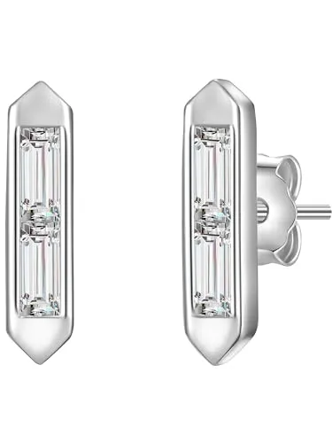 Glanzstücke München Damen Ohrringe aus 925/- Sterling Silber mit Topas - Elegante Ohrstecker aus rhodiniertem Sterling Silber, verziert mit funkelndem Topas. Ein zeitloses Schmuckstück für besondere Anlässe.