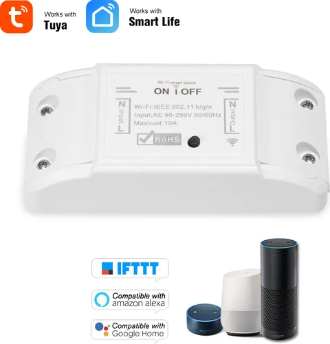 Smart Home WLAN Fernbedienungsschalter mit Timer 10A/2200W