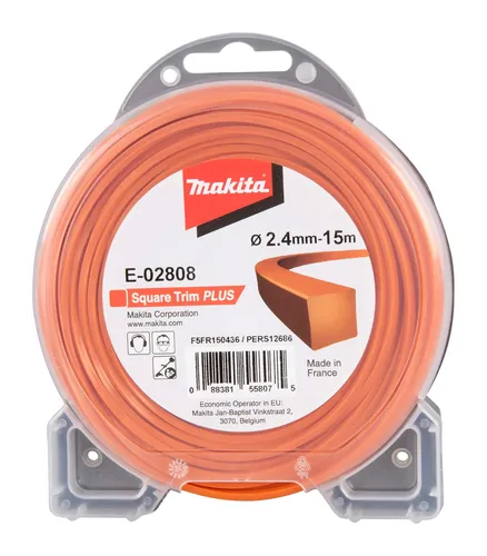 Makita E-02808  Mähfaden 4kant 2,4mmx15m