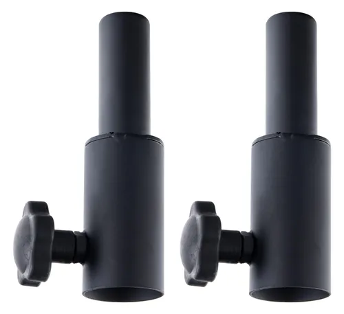 Pronomic Boxenstativadapter 35mm/25mm 2er Set - Boxenstativadapter für maximale Flexibilität, robustes Metall, solide Verarbeitung, 2 Stück im Spar-Set für DJs und Musiker.