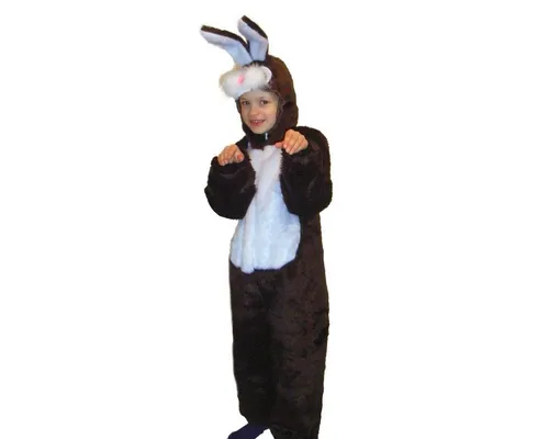 Krause & Sohn Kinderkostüm Hase Gr.158 – Lustiges Faschingskostüm