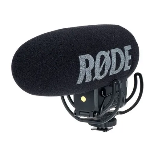 R DE VideoMic Pro+ - Premium Shotgun-Mikrofon mit Hochpassfilter und interner Pop-Filter für Broadcast-Qualität in Games und Filmemachen