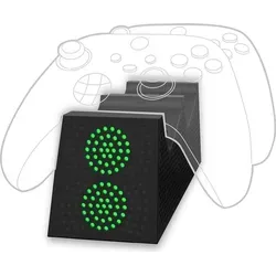 Qware Dual Charger für Xbox X/S Series – Ladegerät für 2 Controller - Praktische Dual Charger Station für Xbox-Controller: Lade bis zu zwei Controller gleichzeitig und sei immer bereit für deine Gaming-Abenteuer. Mit LED-Indikator für den Ladezustand und effizientem Ladevorgang.