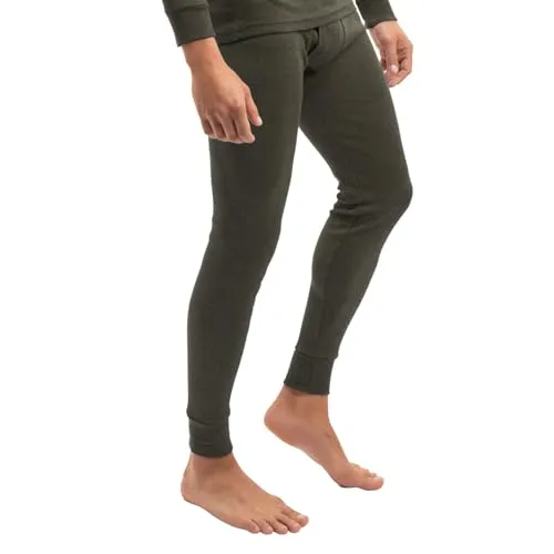 MT Herren Ski- und Thermounterhose Thermo Light Lange warme Unterwäsche - Olive XXL