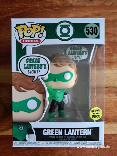 DC Comics Funko POP! PVC-Sammelfigur - Green Lantern Light (530) (Glow in the Da
