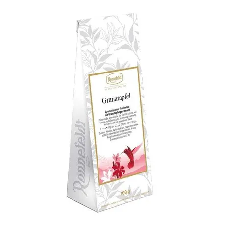 Ronnefeldt Tee – Granatapfel aromatisierter Früchtetee 100g