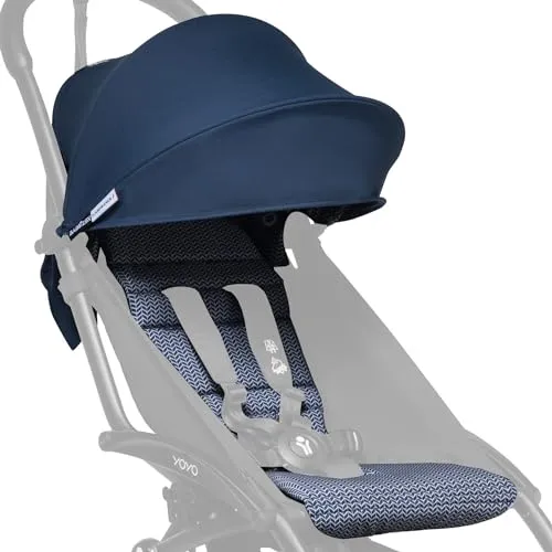 BABYZEN Kinderwagenaufsatz YOYO 6+ Textilset - Kinderwagenaufsätze für YOYO², ultrakompakt und maschinenwaschbar, ideal für Kleinkinder bis 22 kg, perfekt für unterwegs!