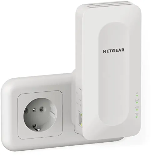 NETGEAR Nighthawk EAX15 WiFi 6 WLAN Mesh Repeater AX1800 - Dual-Band WLAN Verstärker bis zu 100 m, verbindet über 20 Geräte mit bis zu 1,8 GBit/s Geschwindigkeit