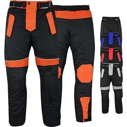 German Wear Motorradhose GW302T Herren Motorradhose Textilien Motorrad Hose Kombihose orange 56/2XL