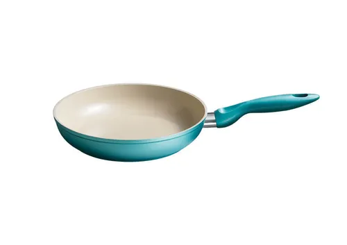 Kelomat CERAMIC COLOR Bratpfanne 24 cm - hellblau - Pfanne mit keramischer Antihaft-Versiegelung, hitzebeständig bis 400°C, ideal für effizientes Kochen und einfache Reinigung, geeignet für alle Herdarten.