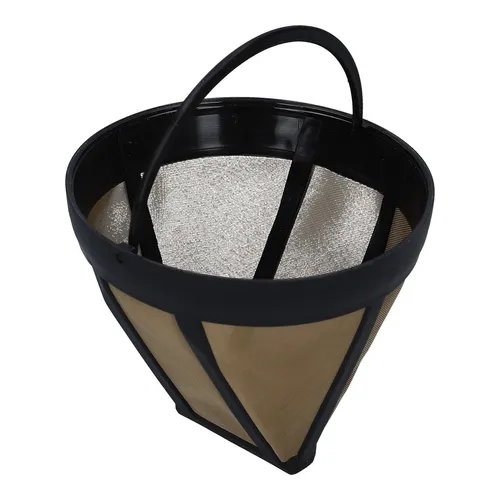 Dauerfilter Goldtonfilter Größe 4 für Kaffeemaschinen in braun von Luth Premium Profi Parts