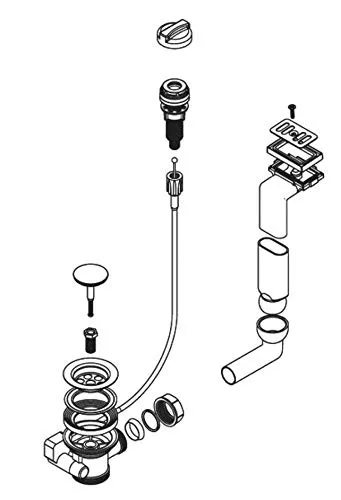 Ablaufgarnitur für FRANKE Tina TAX/TAL 684