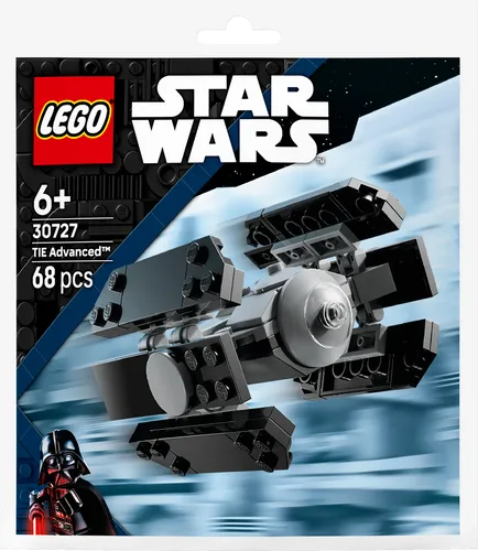 LEGO TIE Advanced™ Mini-Modell 30727 - Miniatur-TIE Advanced für spannende Star Wars Actionabenteuer. Fördert Kreativität und Geschicklichkeit beim Bauen und Spielen.