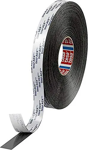 Acrylatschaum-Klebeband ACXplus 1200μm, schwarz, 12mm x 25m von tesa