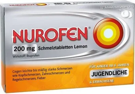 NUROFEN 200 mg Schmelztabletten Lemon von Reckitt Benckiser