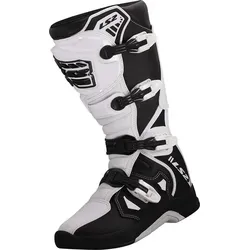 LS2 Raptor Motocross Stiefel, schwarz-weiss, Größe 39 für Männer - Robuste Motocross Stiefel aus hitzebeständigem Mikrofaserleder für optimalen Schutz. Mit weicher Polsterung und bequemem Innenfutter für ein angenehmes Tragegefühl bei jedem Abenteuer.