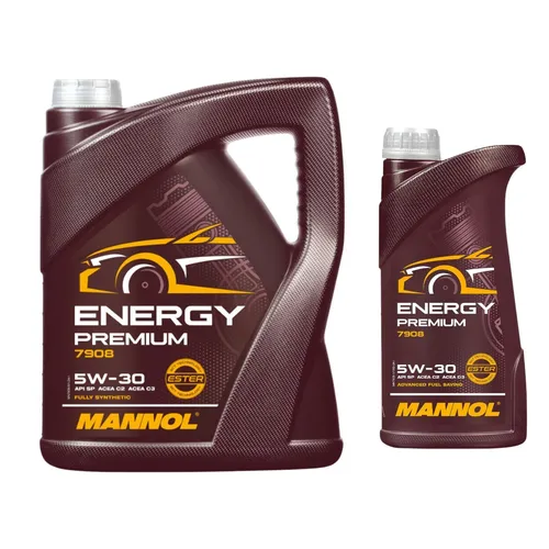 Liter MANNOL Energy Premium 5W-30 Motoröl API SN/CH-4 ACEA C2 C3 GM dexos2 6