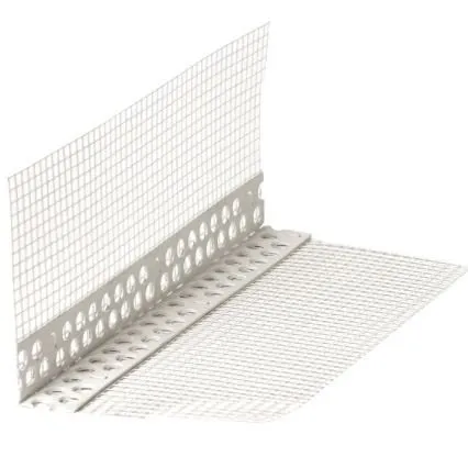 bauFIT Gewebeeckwinkel 10cm x 15cm x 2m | Gewicht: 165g/m² | Alkalibeständig | Glasfaser-Gewebe mit PVC-Ecken | 50 Stäbe | 100m Armierungsgewebe | Hohe Reißfestigkeit | Schiebefest & Imprägniert