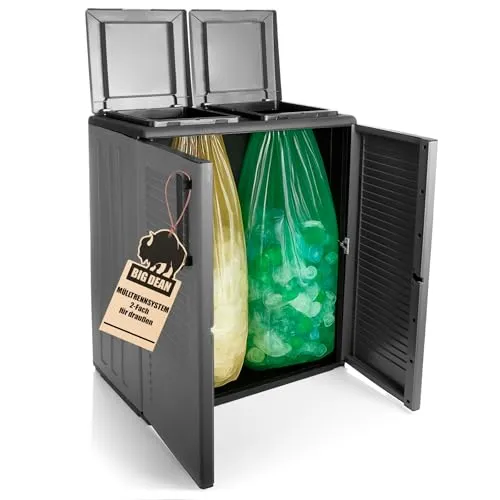 Produktbild BigDean Mülltrennsystem Schrank Recycling System