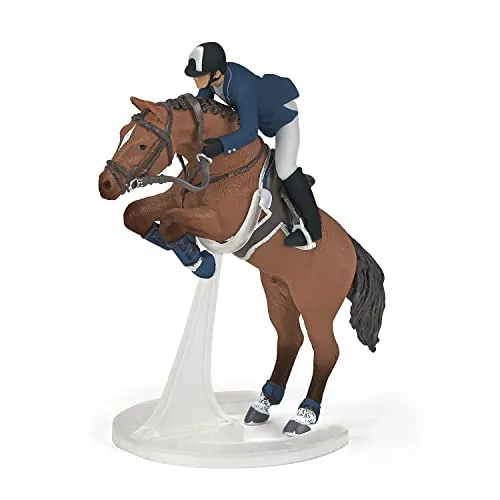 Papo 51562 Springpferd und Reiter