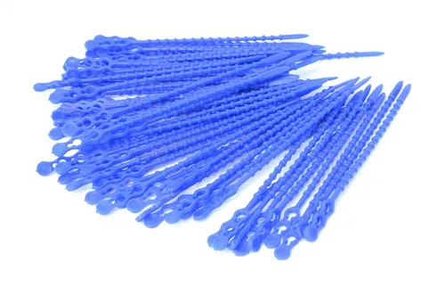 Blitzbinder Kugelbinder Knotenbinder wiederlösbar 3,5x120mm in blau von Unbekannt