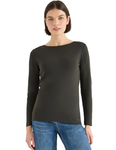 Damen Shirt mit U-Boot-Ausschnitt