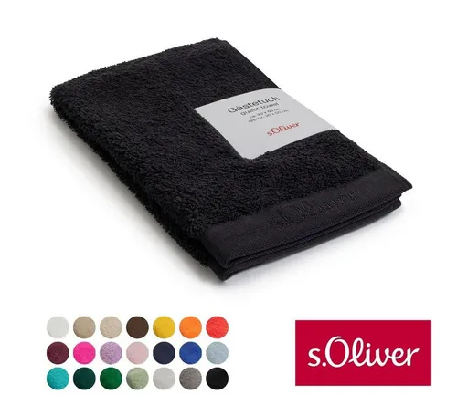 Handtücher Schwarz von s.Oliver