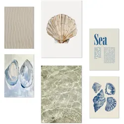 Poster & Bildende Kunst Blau von Nacnic