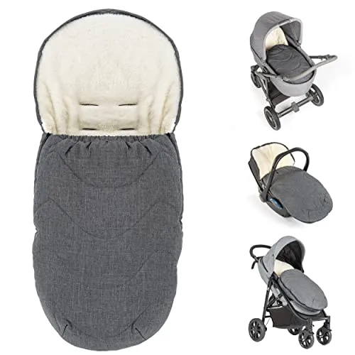 Zamboo Universal Fußsack für Babyschale und Kinderwagen von Zamboo
