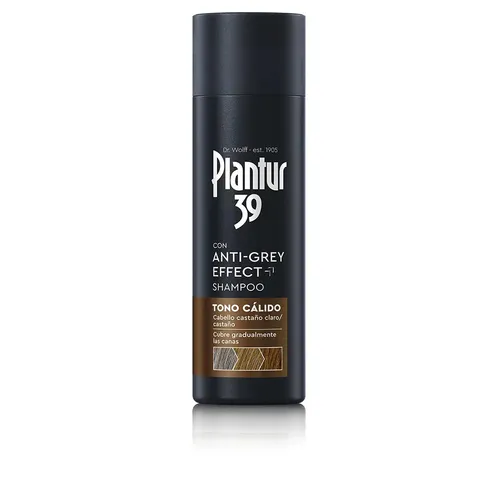Plantur 39 Anti-Grey Repair Shampoo 200 ml - Shampoo für graues Haar, revitalisiert und pflegt für jugendlichen Glanz, ideal für Frauen ab 39 Jahren.