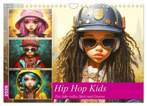 Rose Hurley | Hip Hop Kids. Ein Jahr voller Style und Groove (Wandkalender...