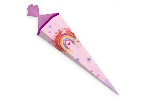 itenga Schultüte itenga Schultüte 85cm eckig Motiv Regenbogen - RAINBOW DREAMS