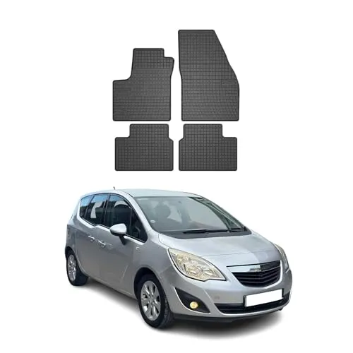 OMAC Auto-Fußmatten für Opel Meriva B 2010-2017 - Fahrzeugspezifische Gummimatten, wasserdicht und rutschfest für optimalen Schutz und Sicherheit im Innenraum Ihres Fahrzeugs.