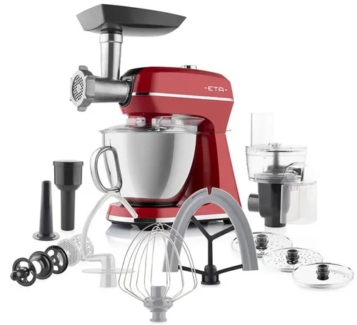 Produktbild eta Küchenmaschine Gratus Storio II, 1200 W, 5 l Schüssel, rot