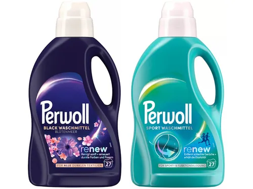 PERWOLL Flüssig-Set 2x 27 Waschladungen