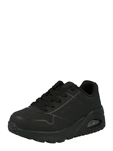 Skechers Street Uno - Stand On Air Kinder Turnschuhe schwarz - Laufschuhe mit Kunstleder-Schaft, Air-Cooled Memory Foam und sichtbarem Luftkissen für optimalen Komfort und Stil.