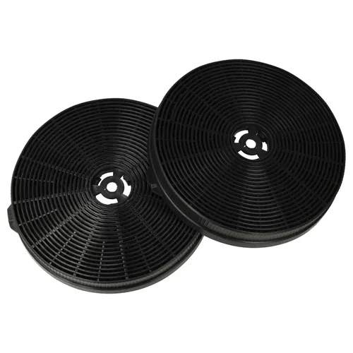 vhbw 2x Aktivkohlefilter kompatibel mit Firegas CC170 FGS-EBL11AR1160CC, FGS-EBL11CR1160CC, FGS-EBL15AR1160CC Dunstabzugshaube - 17,5 cm