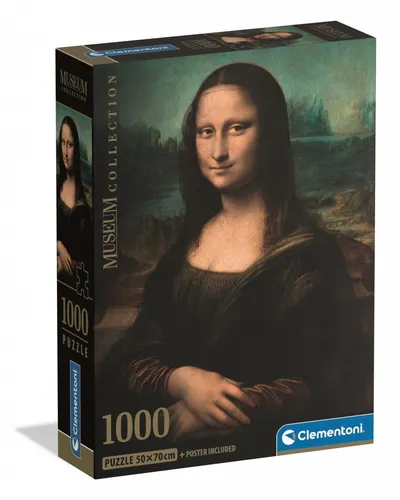 PUZZLE 1000EL CLM 37094 MUSEUM MOINA LISA PUD6 CLEMENTONI 8005125370948