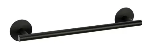 Schöner Wohnen Handtuchstange Meleto, Schwarz in schwarz von WENKO