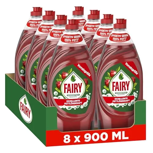 Produktbild Fairy Ultra Konzentrat Granatapfel Handgeschirrspülmittel 8x900ml