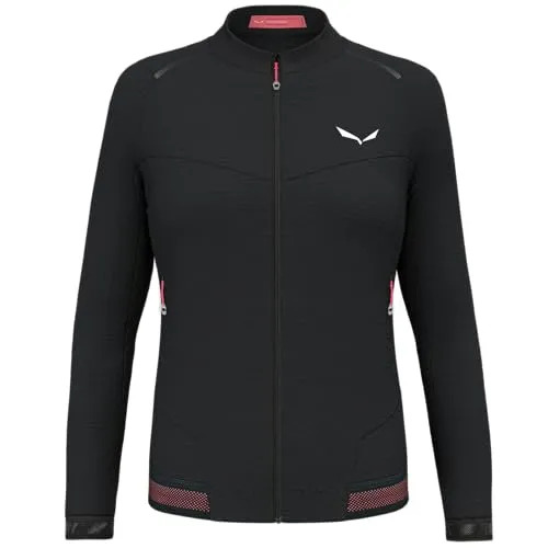 Salewa Pedroc PL 2 W Jacket - Schwarze Outdoor Freizeitjacke für Damen, Größe L - Hochwertige und langlebige Freizeitjacke für Damen, die kühl und bequem hält – ideal für Outdoor-Abenteuer.