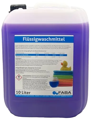 FABA Flüssigwaschmittel Konzentrat 10 Liter, lila