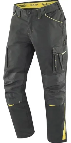 Uncle Sam Arbeitshose 20552-1090 gelb|schwarz Größe 48 - Hochwertige Bundhose aus 65% Polyester und 35% Baumwolle, robust und bequem, ideal für professionelle Anwendungen in der Arbeits- & Schutzkleidung.
