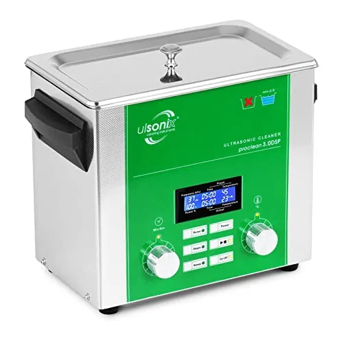 Ulsonix PROCLEAN 3.0D Ultraschallreinigungsgerät - Labor-Reinigungsartikel mit 3 Liter Volumen, 160 W regulierbarer Ultraschallstärke und vielseitigen Funktionen für eine gründliche Reinigung.