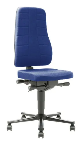 Bimos Allroundstuhl All-In-One2 Stoff-blau (9643-6802) - Bürostuhl mit ergonomischem Design, ideal für langes Sitzen im Büro oder Home Office, bietet optimalen Komfort und Unterstützung.
