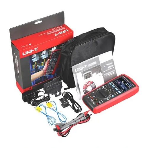 UNI-T UT181A Digital-Multimeter - Multimeter mit K-Type-Sensor für präzise Temperaturmessungen bis 230 °C, TFT-Display und USB-Schnittstelle für einfache PC-Datenkommunikation.